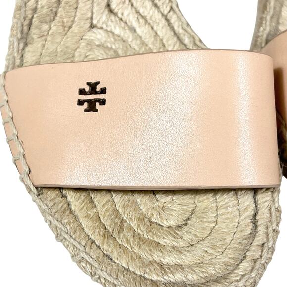 Tory Burch Bima 2 Espadrille Wedges Ankle Strap Sandals 46932 Used - Picture 7 of 14